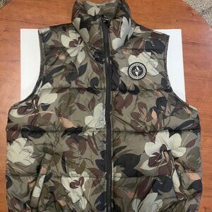 Skechers Printed Camo Puffer Vest Women's LG